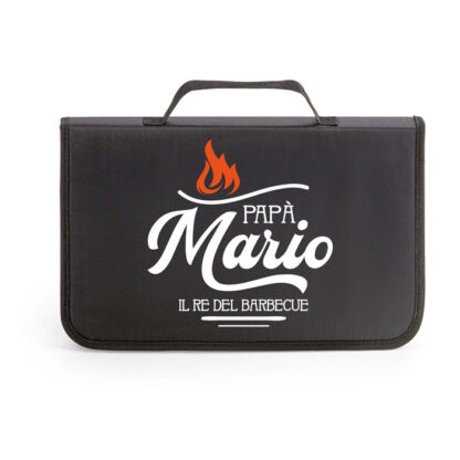 set-attrezzi-personalizzato-barbecue-grembiule-fiamma-papà-re-barbecue