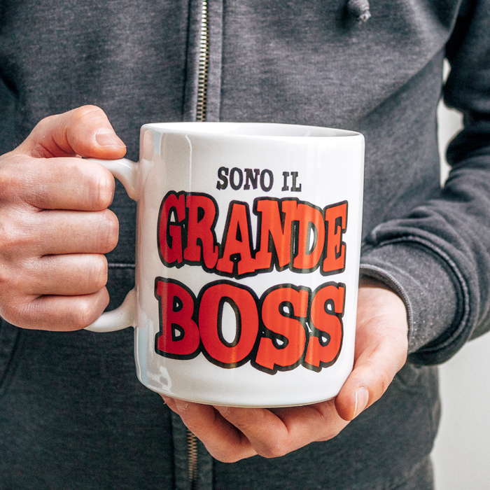 Tazza Extra Large Sono il Grande Boss