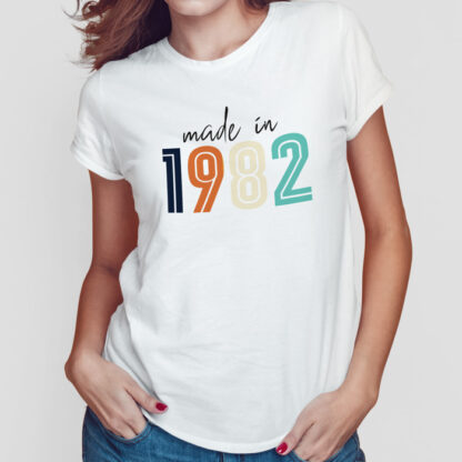 T Shirt Donna Personalizzata con Anno di Nascita Idea Regalo Compleanno - immagine 3