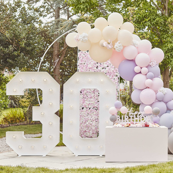 Arco a Palloncino in Colori Pastello - Idea Decorazione Festa di Compleanno