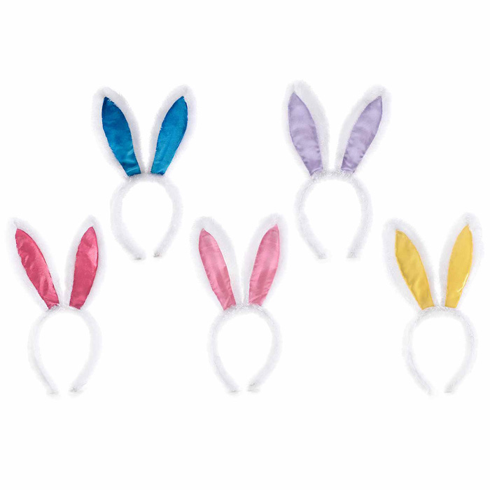con orecchie mobili XUSHUDE Cerchietto per capelli con orecchie di coniglio per bambini e adulti Costume di Pasqua. 