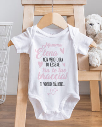 Body Neonato 100% Cotone 'MAMAMA' - Regalo Per Festa Della Mamma O Nascita - Taglie 3-18 Mesi