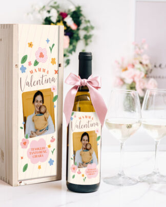 bottiglia-vino-cassettina-personalizzata-festa-mamma-fiori-primaverili