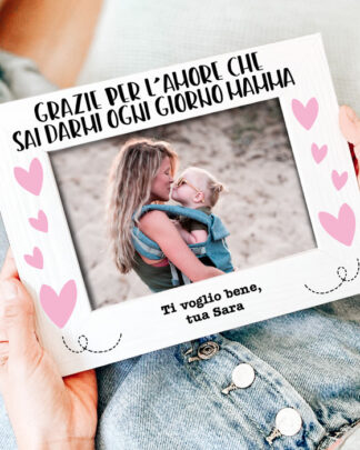 cornice-mamma-cuori-rosa-personalizzata-regalo