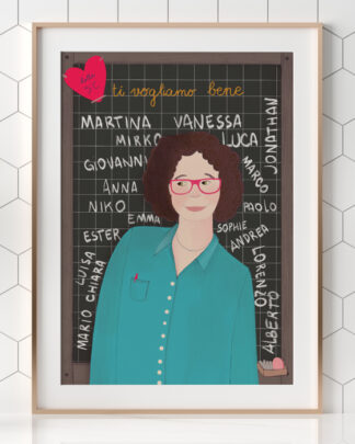 illustrazione-personalizzata-maestra-ritratto