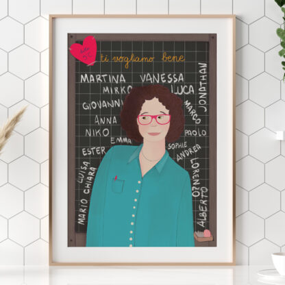 illustrazione-personalizzata-maestra-ritratto