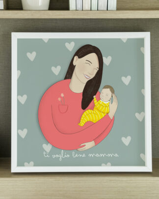 illustrazione-ritratto-personalizzato-mamma-figlio