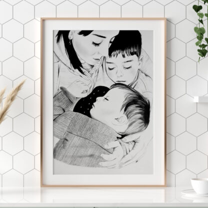 ritratto-mamma-regalo-personalizzato-figli2