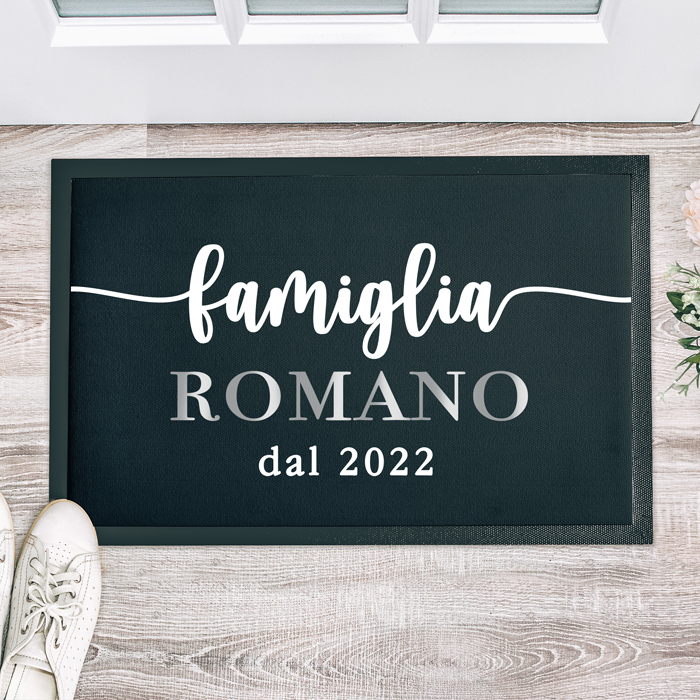 Zerbino Famiglia Personalizzabile con Scritta e Nomi - Idea Regalo  Convivenza Casa Nuova