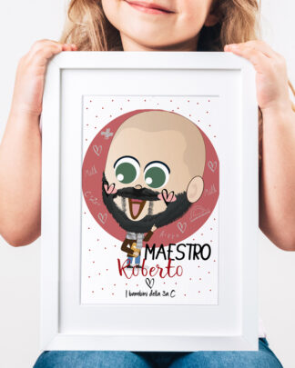 ILLUSTRAZIONE-PERSONALIZZATA-MAESTRO-REGALO-CARTOON