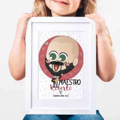 ILLUSTRAZIONE-PERSONALIZZATA-MAESTRO-REGALO-CARTOON