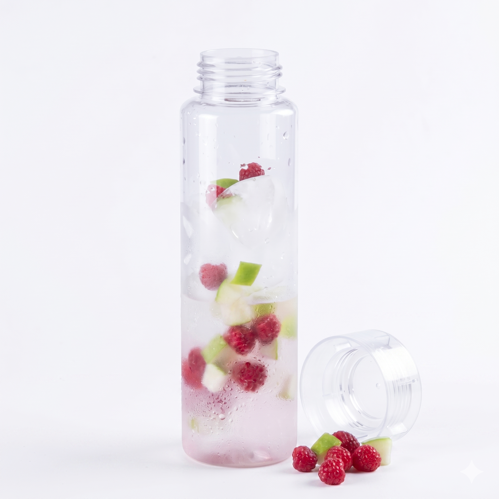 Borraccia sportiva trasparente 780 ml in Tritan senza BPA