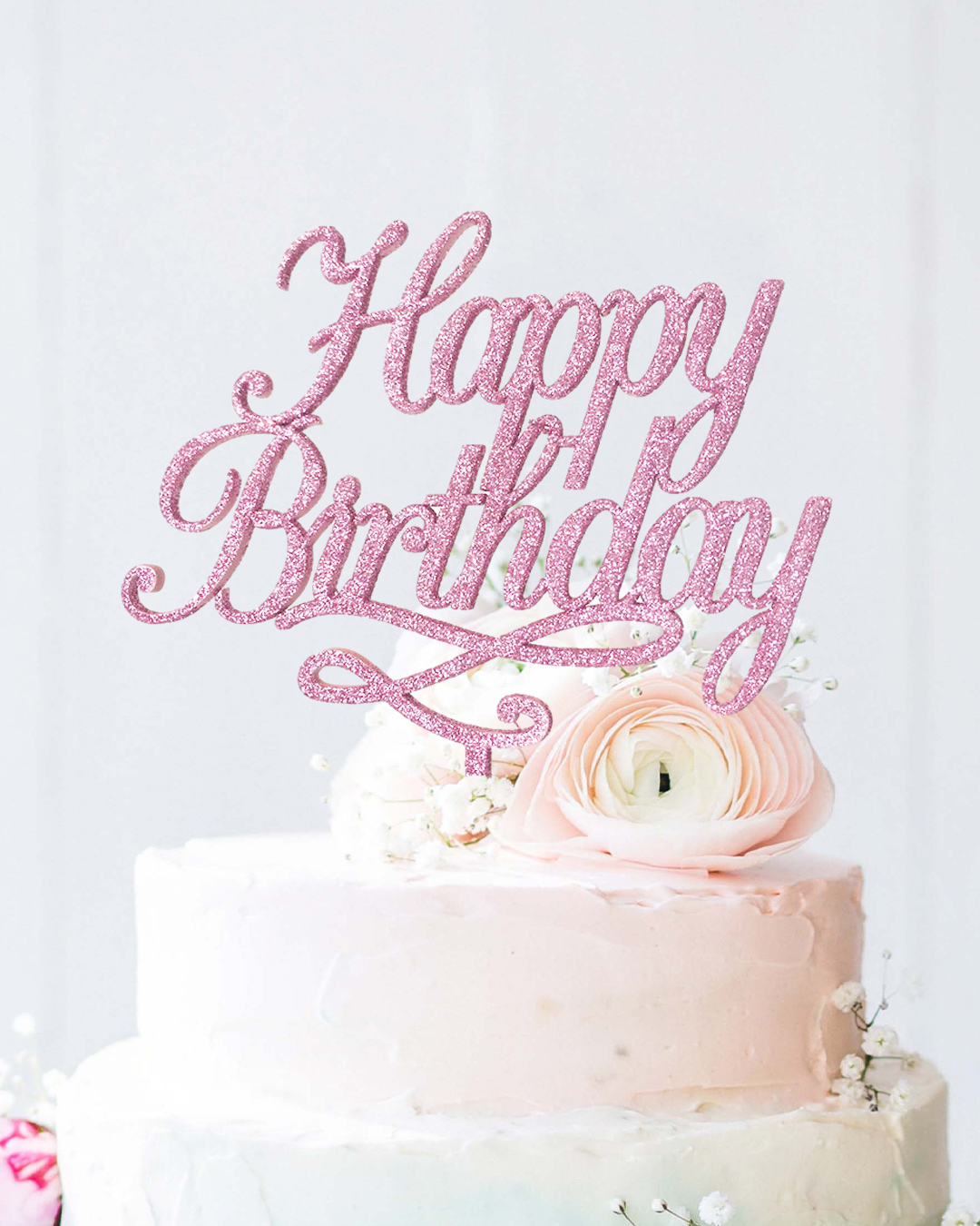 Cake Topper Personalizzato Happy Birthday