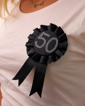 Black 50 Rosette - Coccarda 50 Nera (1)