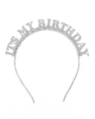 Cerchietto-argento-glitter-compleanno-It's-my-birthday