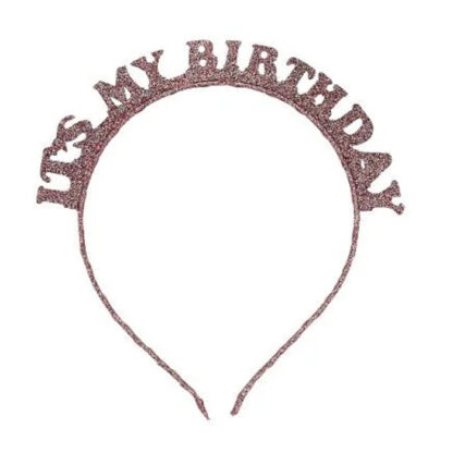 Cerchietto-oro-rosa-glitter-compleanno-It's-my-birthday