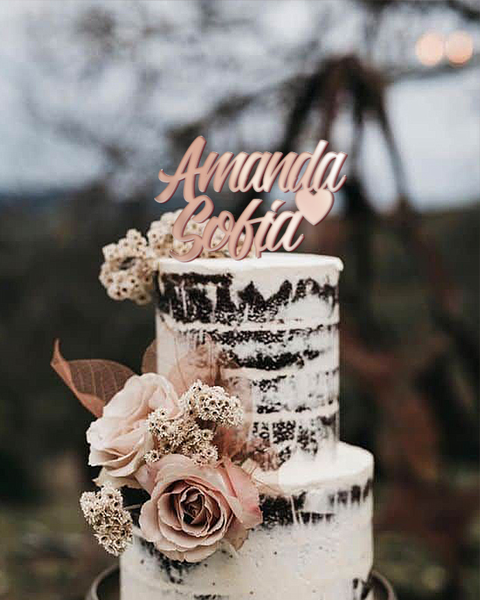 Set Di 35 Topper In Legno Per Torta Nuziale, Mr & Mrs E Cuori, Decorazioni Per Matrimonio, Fidanzamento, Anniversario