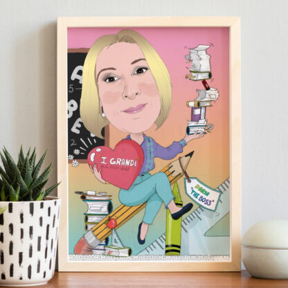 illustrazione-maestra-personalizzata-ritratto