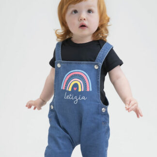 salopette-bambini-personalizzata-abiti-vestiti-baby-infanzia-arcobaleno-tuta-jeans