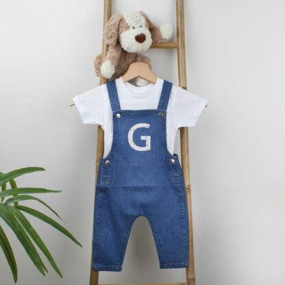 salopette-bambini-personalizzata-abiti-vestiti-baby-infanzia-iniziale-tuta-jeans