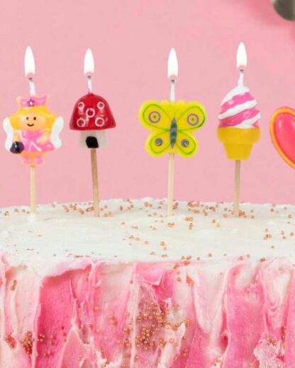candeline-a-tema-principessa-decorazione torta-compleanno