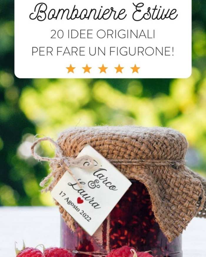 Bomboniere matrimonio: idee originali