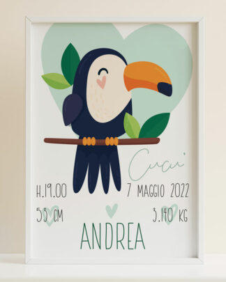 quadro-nascita--regalo-bambino-tucano