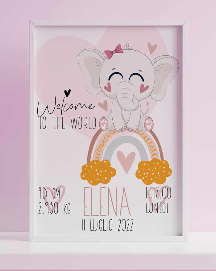 quadro-nascita-rosa-regalo-bambina-elefante