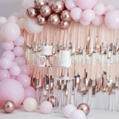 arco-palloncini-rosegold-rosa-feste-1