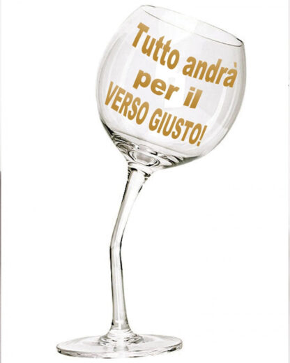 GRAVURZEILE Leonardo Bicchiere Da Vino Con Stampa UV "Sorriso Non Puoi Uccidere Tutti" - Regalo Divertente Per Amanti Del Vino