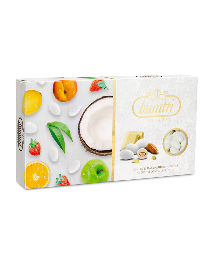 Confetti Ripieni Bianchi Tenerezze Buratti Misto Frutta 1kg