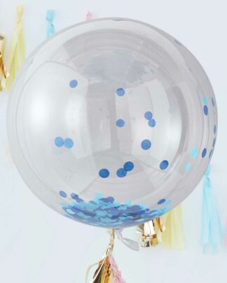 palloncino-sfera-trasparente-coriandolo-azzurro-babyshower-1
