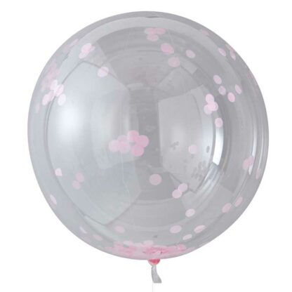 palloncino-sfera-trasparente-coriandolo-rosa-babyshower-3