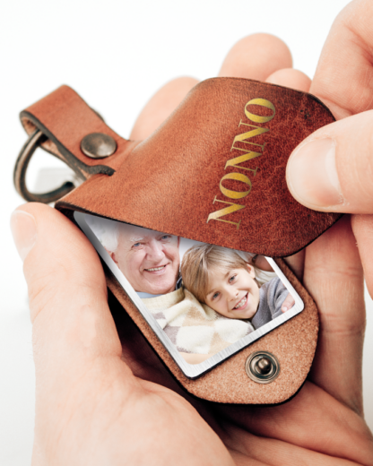 portachiavi-cuoio-foto-personalizzato-regalo-nonno