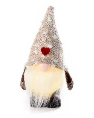 decorazione-natale-folletto-gnomo-luminoso-cappello-beige-cuoricino