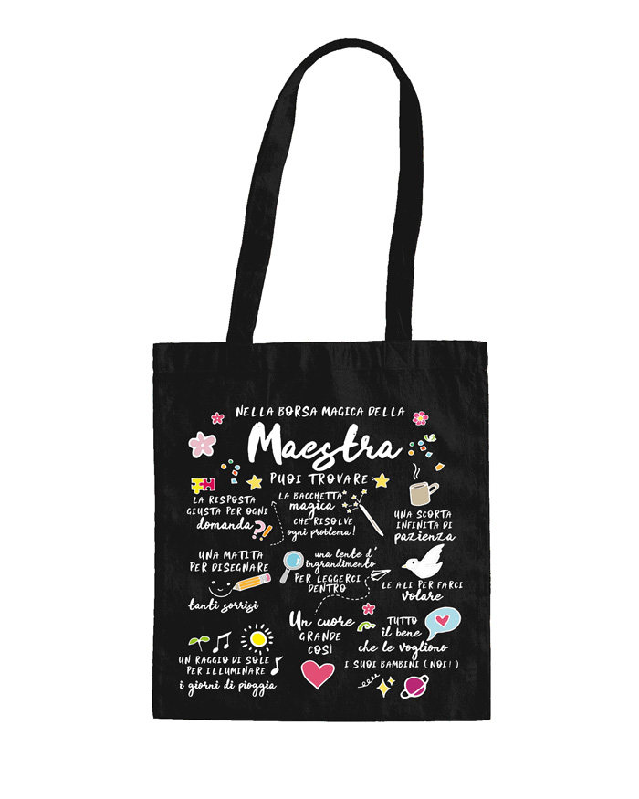 T-shirt Maestra 100% – Idea Regalo Originale Per Maestre – Maglietta Divertente In Cotone