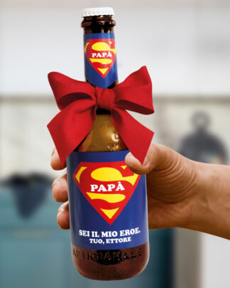 bottiglia-birra-personalizzata-superman-super-eroe-festa-del-papa