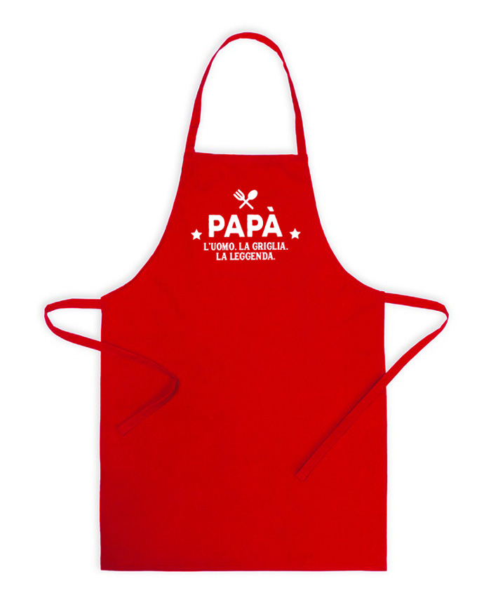 Grembiule da Cucina Papà, l'Uomo, la Griglia, la Leggenda - Idea Regalo  Divertente per Festa del Papà, Papà che Amano Cucinare, Compleanno