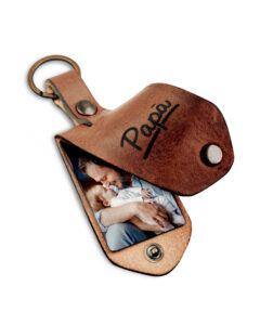 portachiavi-personalizzato-cuoio-foto-regalo-festa-papa
