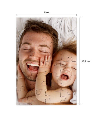 PUZZLE CON FOTO PERSONALIZZATO IMMAGINE A4 120 PEZZI IDEA REGALO ANCHE CON BOX