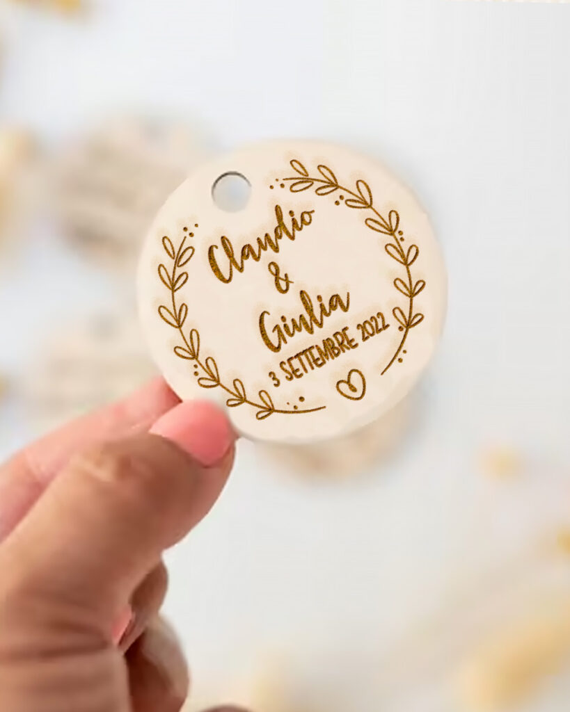 Tagliapizza Personalizzato Per Matrimoni Con Frase E Nomi