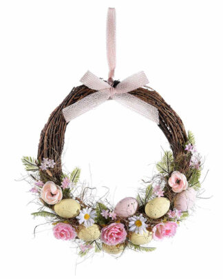 decorazione-ghirlanda-pasquale-rose-legno