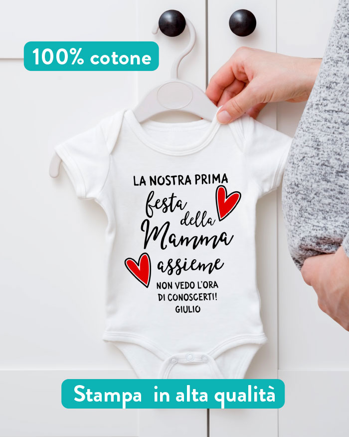 Body neonato co' la MAMMA s'addorme