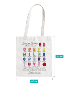 borsa-shopper-tela-bianca-lettere-maestra-personalizzabile-scuola-bambini