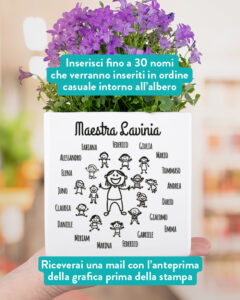 T-shirt L'Arcobaleno Di Luci: La Maglia Perfetta Per La Maestra Con Dedica Speciale - 3