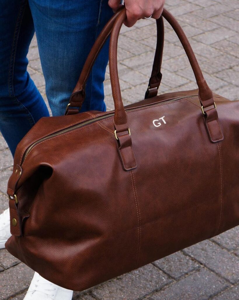 Borsone Da Viaggio TILEMALL - Tela Resistente, Pelle PU, 54x33x24cm, Multi-tasche, Regolabile - Foto 2