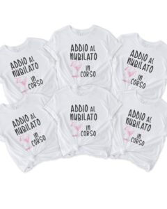 Maglietta Addio Al Nubilato Per Sposa - T-Shirt Divertente Con Scritte, Gadget Festa (Taglia M)