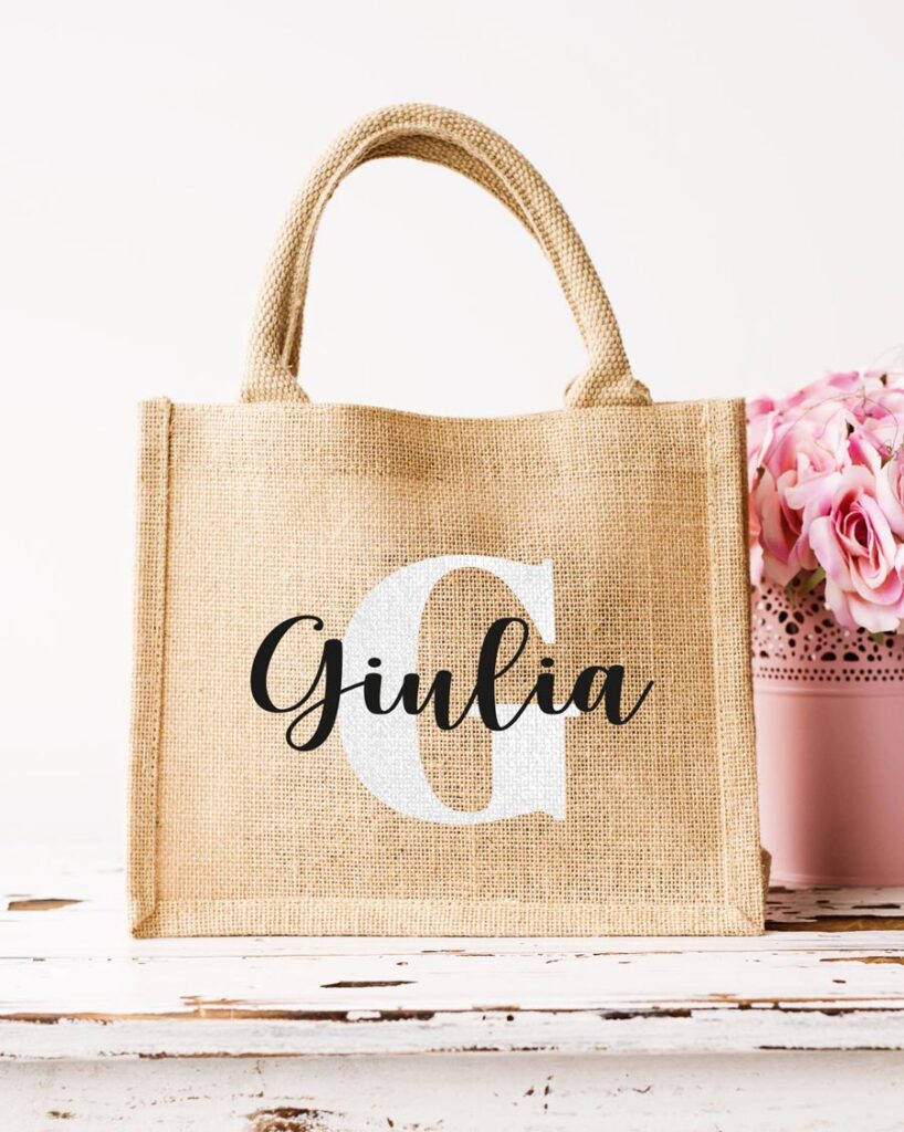 Borsa In Juta Per 60° Compleanno – Design Ironico Con Etichetta 'maneggiare Con Cura', Regalo Divertente Per Donna
