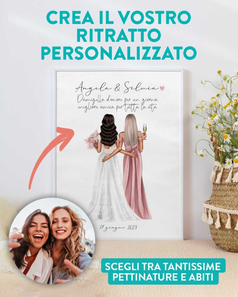 Idee Regali Personalizzati Per Ringraziare La Damigella D'onore. Kit E Gadget 814