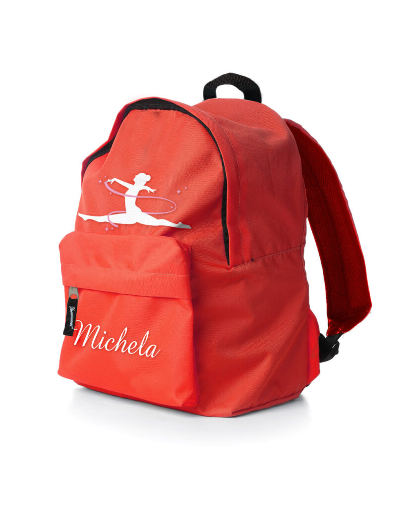 zaino-scuola-bambina-sport-ginnastica-artistica-ritmica-rosso-personalizzabile-B-dettaglio